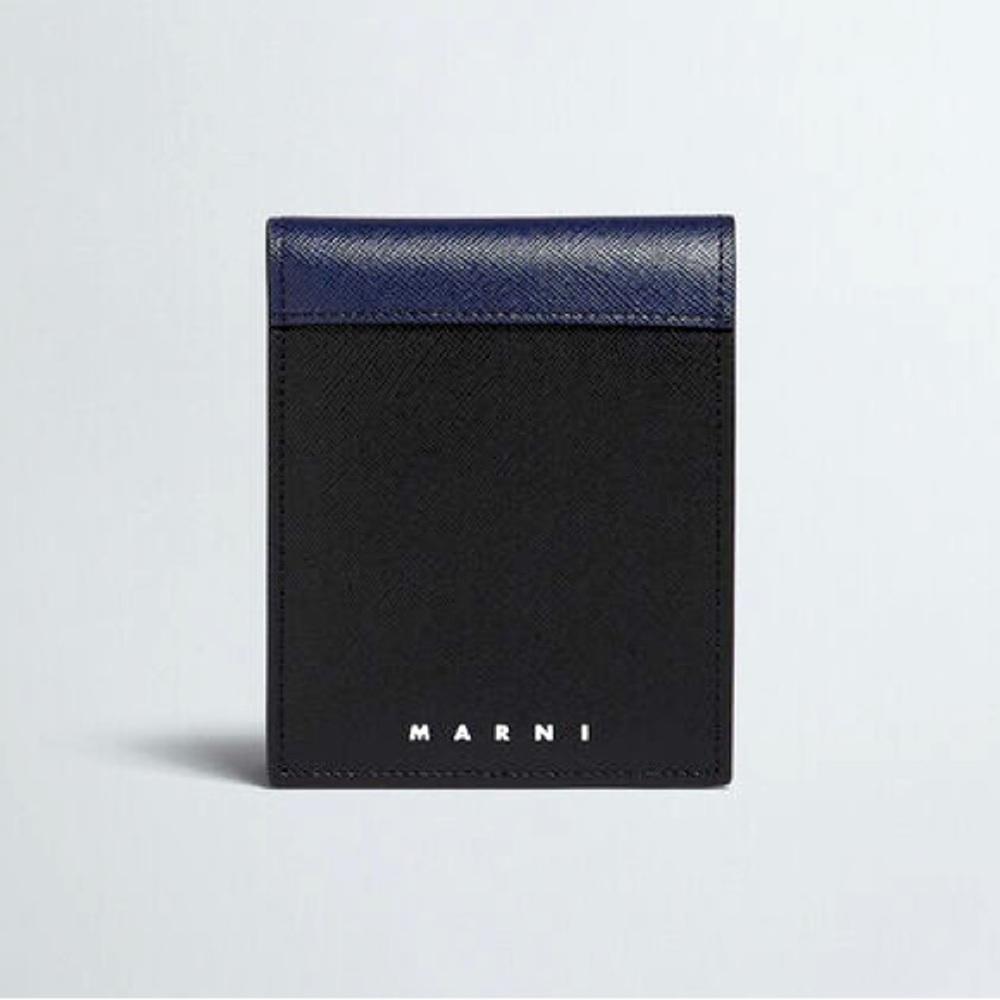 MARNI SAFFIANO LEATHER BI-FOLD WALLET